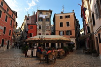 Rovinj, Vrsar, Porec und Fontana liegen auf der Halbinsel von Istrien in Kroatien Croatia.