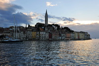 Rovinj, Vrsar, Porec und Fontana liegen auf der Halbinsel von Istrien in Kroatien Croatia.