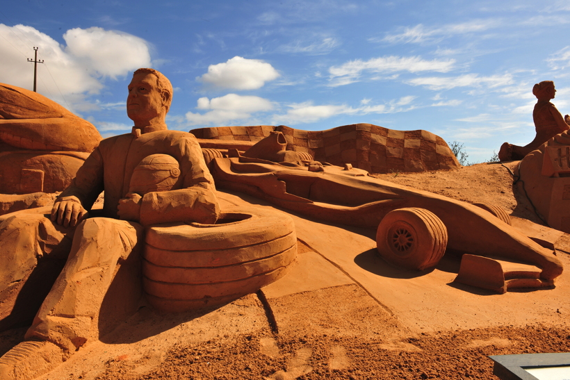 Fiesa International Sand Sculpture Festival Pera Silves Algarve Sand City Sandskulpturenfestival seit 2003