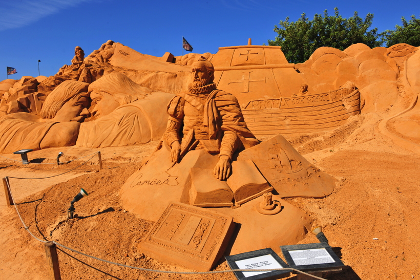 Fiesa International Sand Sculpture Festival Pera Silves Algarve Sand City Sandskulpturenfestival seit 2003