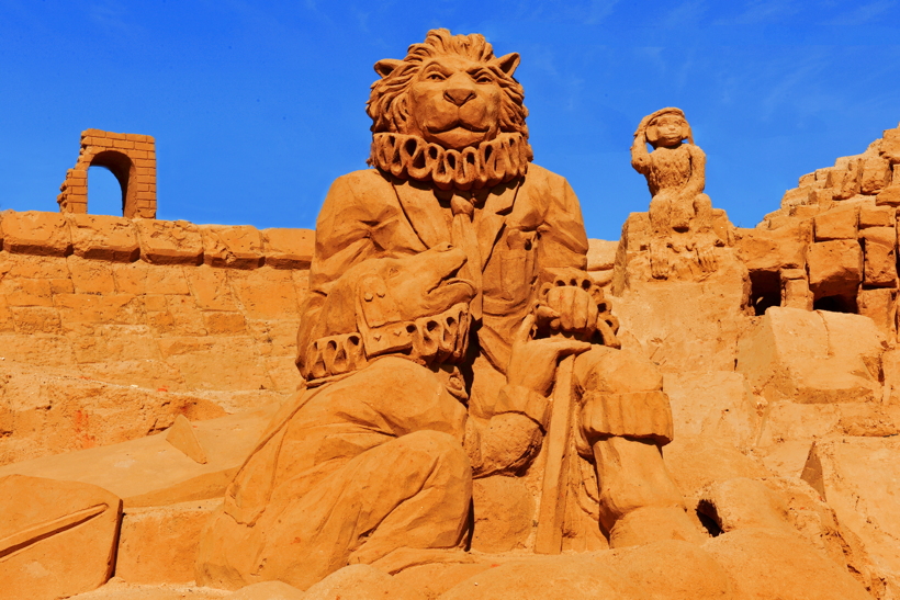 Fiesa International Sand Sculpture Festival Pera Silves Algarve Sand City Sandskulpturenfestival seit 2003