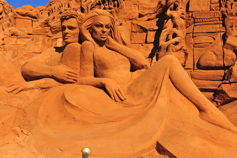 Fiesa International Sand Sculpture Festival Pera Silves Algarve Sand City Sandskulpturenfestival seit 2003