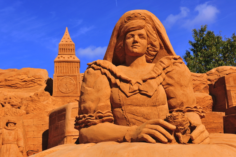 Fiesa International Sand Sculpture Festival Pera Silves Algarve Sand City Sandskulpturenfestival seit 2003