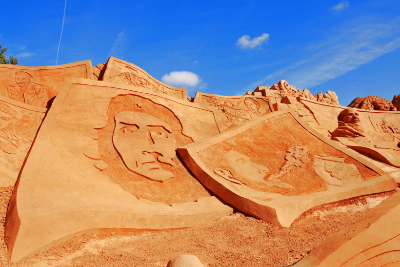 Fiesa International Sand Sculpture Festival Pera Silves Algarve Sand City Sandskulpturenfestival seit 2003