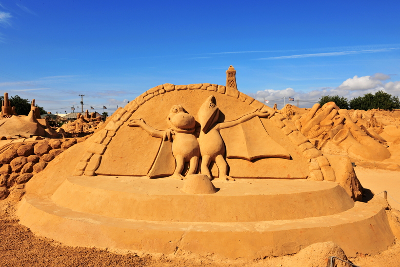 Fiesa International Sand Sculpture Festival Pera Silves Algarve Sand City Sandskulpturenfestival seit 2003