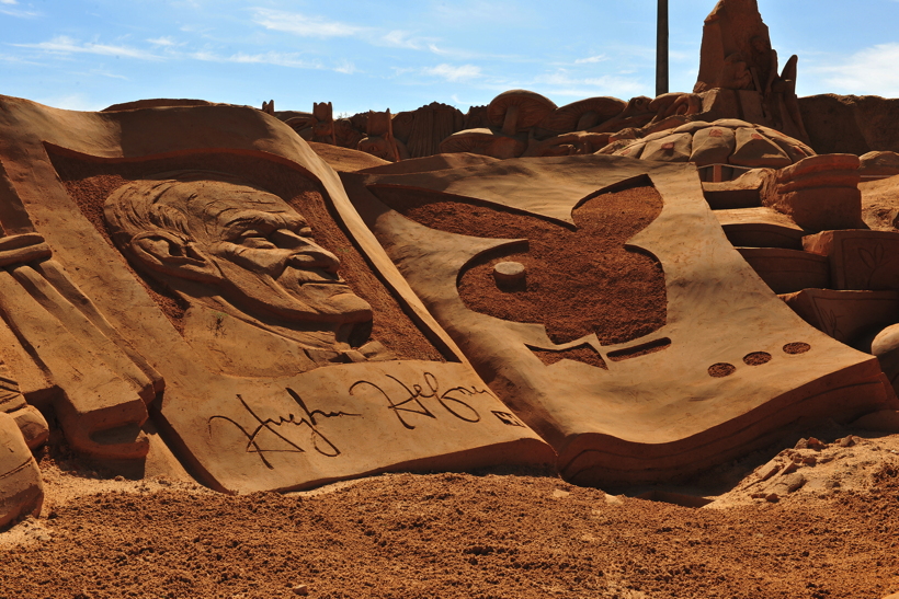 Fiesa International Sand Sculpture Festival Pera Silves Algarve Sand City Sandskulpturenfestival seit 2003