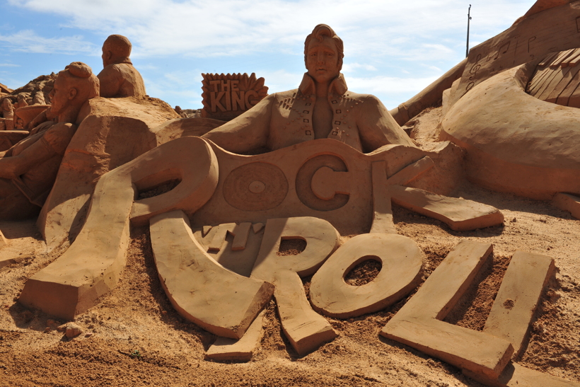 Fiesa International Sand Sculpture Festival Pera Silves Algarve Sand City Sandskulpturenfestival seit 2003