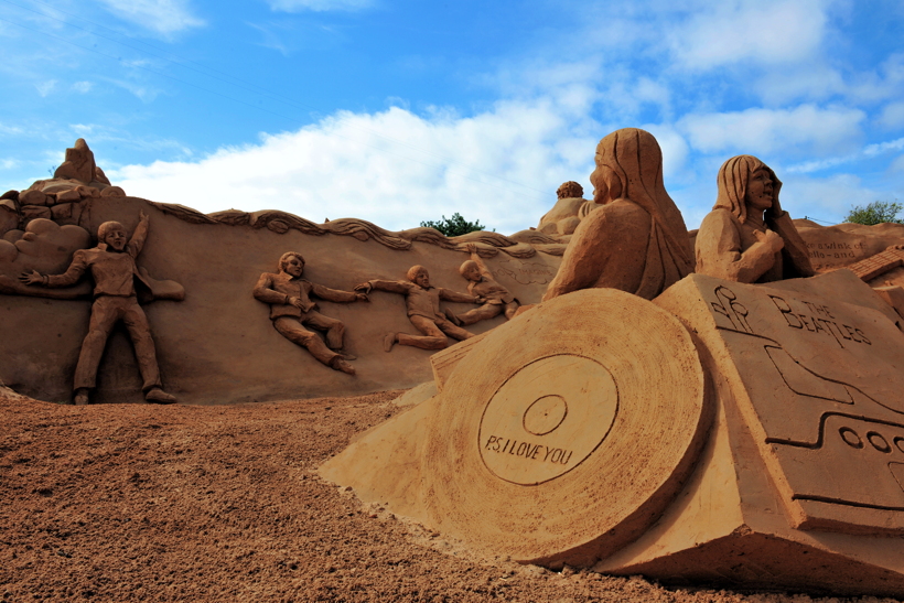 Fiesa International Sand Sculpture Festival Pera Silves Algarve Sand City Sandskulpturenfestival seit 2003