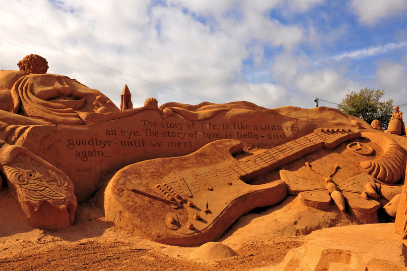 Fiesa International Sand Sculpture Festival Pera Silves Algarve Sand City Sandskulpturenfestival seit 2003