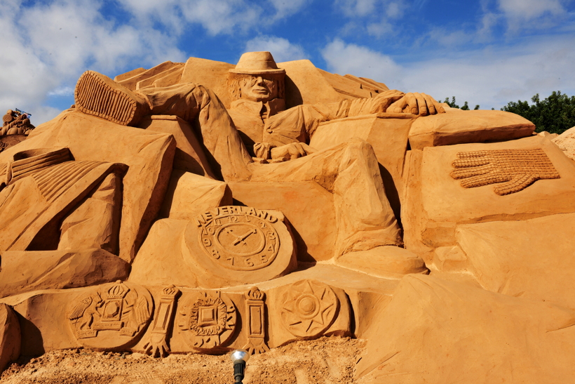 Fiesa International Sand Sculpture Festival Pera Silves Algarve Sand City Sandskulpturenfestival seit 2003