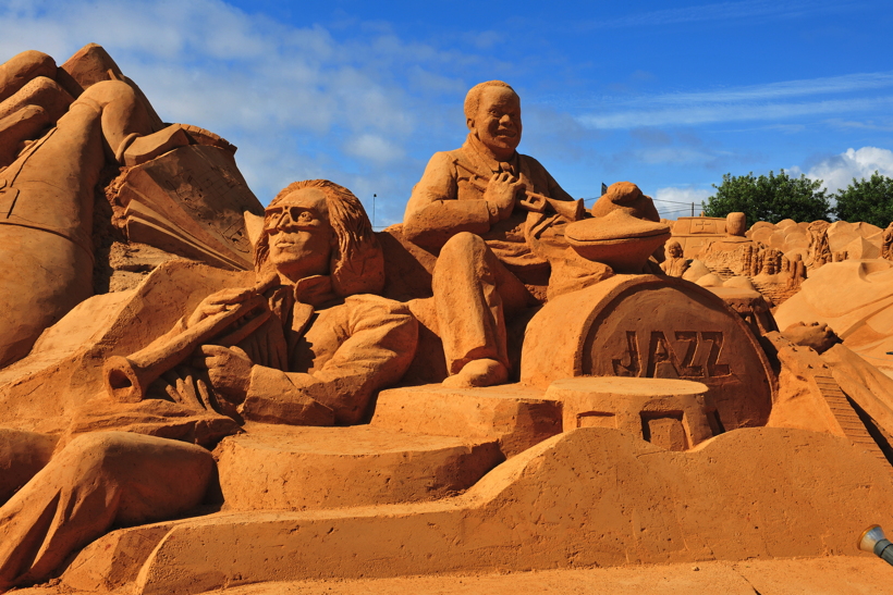 Fiesa International Sand Sculpture Festival Pera Silves Algarve Sand City Sandskulpturenfestival seit 2003