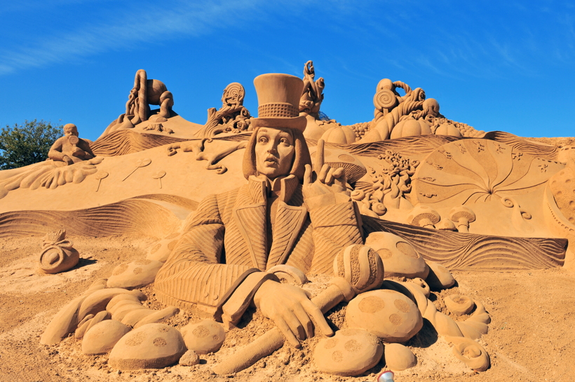 Fiesa International Sand Sculpture Festival Pera Silves Algarve Sand City Sandskulpturenfestival seit 2003