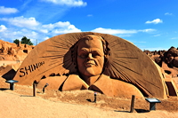 Fiesa International Sand Sculpture Festival Pera Silves Algarve Sand City Sandskulpturenfestival seit 2003