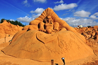 Fiesa International Sand Sculpture Festival Pera Silves Algarve Sand City Sandskulpturenfestival seit 2003