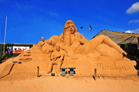 Fiesa International Sand Sculpture Festival Pera Silves Algarve Sand City Sandskulpturenfestival seit 2003