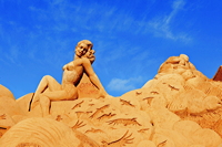 Fiesa International Sand Sculpture Festival Pera Silves Algarve Sand City Sandskulpturenfestival seit 2003