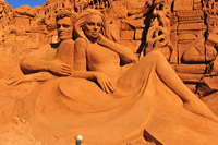 Fiesa International Sand Sculpture Festival Pera Silves Algarve Sand City Sandskulpturenfestival seit 2003