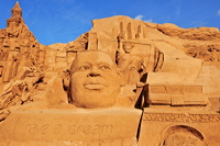 Fiesa International Sand Sculpture Festival Pera Silves Algarve Sand City Sandskulpturenfestival seit 2003