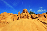 Fiesa International Sand Sculpture Festival Pera Silves Algarve Sand City Sandskulpturenfestival seit 2003