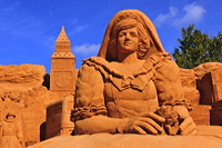 Fiesa International Sand Sculpture Festival Pera Silves Algarve Sand City Sandskulpturenfestival seit 2003