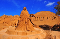 Fiesa International Sand Sculpture Festival Pera Silves Algarve Sand City Sandskulpturenfestival seit 2003