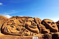 Fiesa International Sand Sculpture Festival Pera Silves Algarve Sand City Sandskulpturenfestival seit 2003