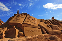 Fiesa International Sand Sculpture Festival Pera Silves Algarve Sand City Sandskulpturenfestival seit 2003