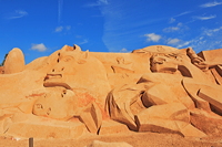 Fiesa International Sand Sculpture Festival Pera Silves Algarve Sand City Sandskulpturenfestival seit 2003