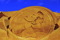 Fiesa International Sand Sculpture Festival Pera Silves Algarve Sand City Sandskulpturenfestival seit 2003