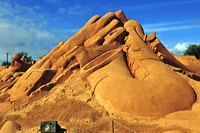 Fiesa International Sand Sculpture Festival Pera Silves Algarve Sand City Sandskulpturenfestival seit 2003