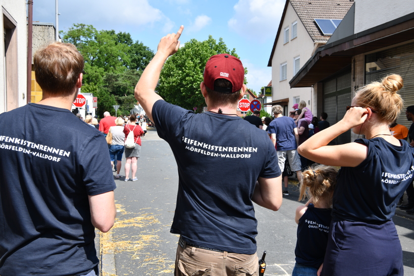 Juni 2018. Seifenkistenrennen in Mörfelden-Walldorf auf der Bahnhofstraße.