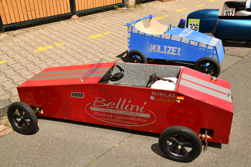 Juni 2018. Seifenkistenrennen in Mörfelden-Walldorf auf der Bahnhofstraße.