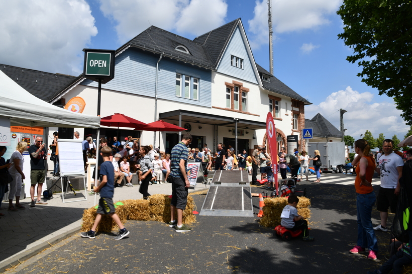 Juni 2018. Seifenkistenrennen in Mörfelden-Walldorf auf der Bahnhofstraße.