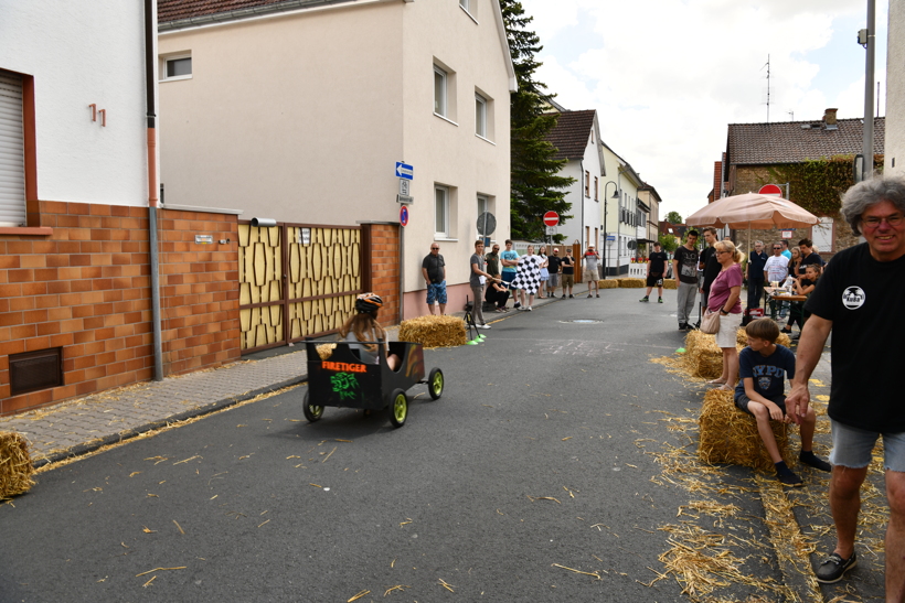 Juni 2018. Seifenkistenrennen in Mörfelden-Walldorf auf der Bahnhofstraße.