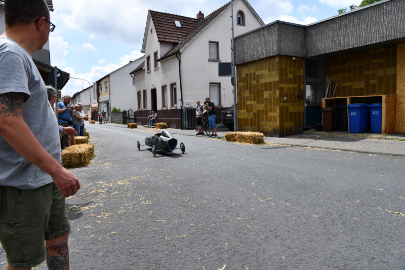 Juni 2018. Seifenkistenrennen in Mörfelden-Walldorf auf der Bahnhofstraße.