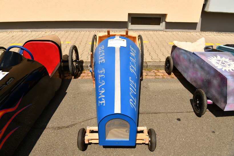 Juni 2018. Seifenkistenrennen in Mörfelden-Walldorf auf der Bahnhofstraße.