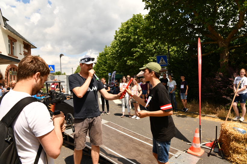 Juni 2018. Seifenkistenrennen in Mörfelden-Walldorf auf der Bahnhofstraße.