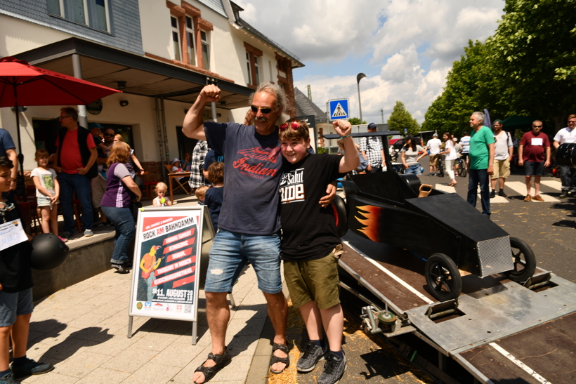 Juni 2018. Seifenkistenrennen in Mörfelden-Walldorf auf der Bahnhofstraße.