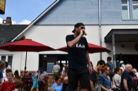 Juni 2018. Seifenkistenrennen in Mörfelden-Walldorf auf der Bahnhofstraße.