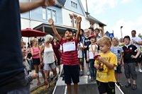 Juni 2018. Seifenkistenrennen in Mörfelden-Walldorf auf der Bahnhofstraße.