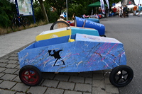 Juni 2018. Seifenkistenrennen in Mörfelden-Walldorf auf der Bahnhofstraße.