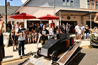 Juni 2018. Seifenkistenrennen in Mörfelden-Walldorf auf der Bahnhofstraße.