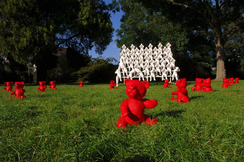 10. Skulpturenpark 2007 der Stadt Mörfelden-Walldorf mit Ottmar Hörl,  Der verlorene Traum