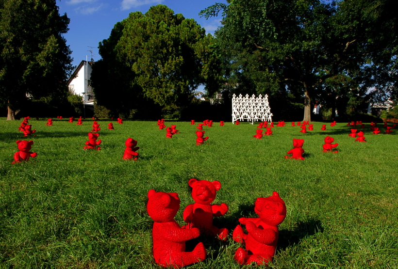 10. Skulpturenpark 2007 der Stadt Mörfelden-Walldorf mit Ottmar Hörl,  Der verlorene Traum