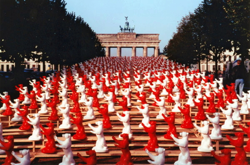 10. Skulpturenpark 2007 der Stadt Mörfelden-Walldorf mit Ottmar Hörl,  Der verlorene Traum