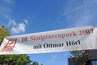 10. Skulpturenpark 2007 der Stadt Mörfelden-Walldorf mit Ottmar Hörl,  Der verlorene Traum