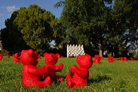 10. Skulpturenpark 2007 der Stadt Mörfelden-Walldorf mit Ottmar Hörl,  Der verlorene Traum