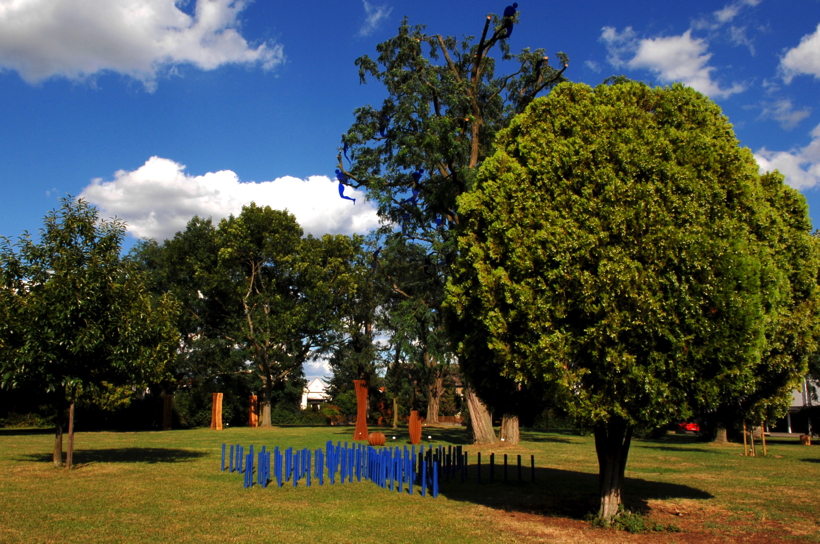 Skulpturen im Park im Rausch der Farben 11. Skulpturenpark 2008 der Stadt Mörfelden-Walldorf