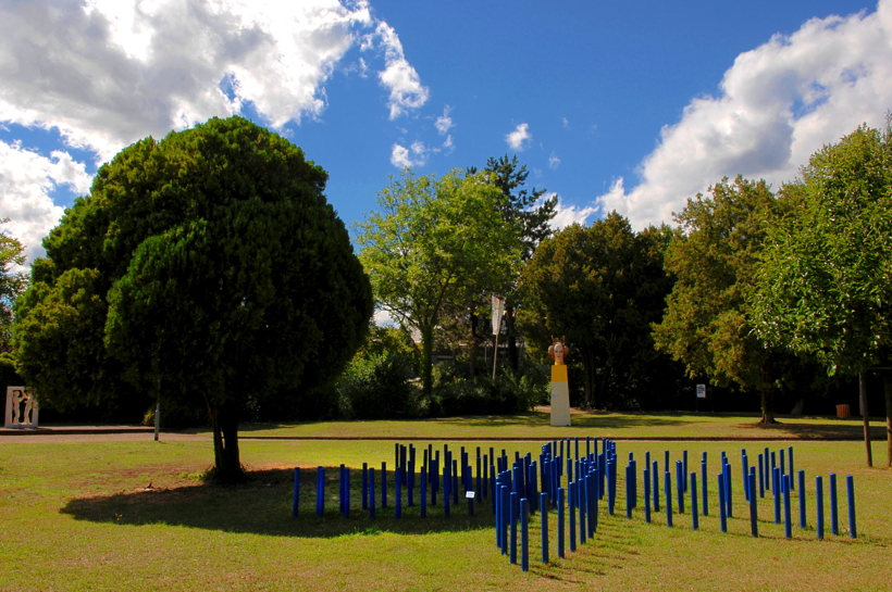 Skulpturen im Park im Rausch der Farben 11. Skulpturenpark 2008 der Stadt Mörfe