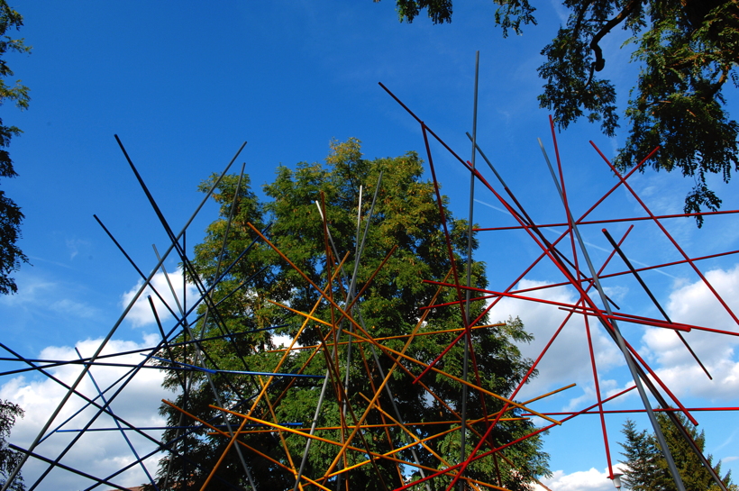 Skulpturen im Park im Rausch der Farben 11. Skulpturenpark 2008 der Stadt Mörfelden-Walldorf